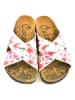 Calceo Slippers wit/roze