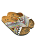 Calceo Slippers wit/meerkleurig