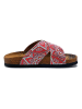 Calceo Slippers rood/meerkleurig