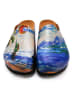Calceo Clogs blauw/meerkleurig