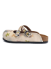 Calceo Clogs in Creme/ Bunt