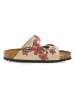 Calceo Slippers beige/rood