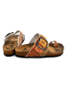 Calceo Teenslippers oranje/meerkleurig