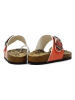 Calceo Teenslippers rood/oranje/meerkleurig