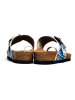 Calceo Teenslippers wit/blauw