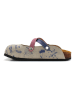 Calceo Clogs beige/blauw