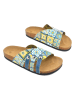 Calceo Slippers blauw/meerkleurig