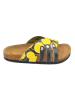 Calceo Slippers geel/zwart/meerkleurig