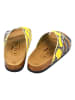 Calceo Slippers geel/zwart/meerkleurig