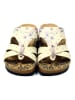 Calceo Slippers crème/meerkleurig