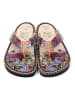 Calceo Teenslippers beige/paars