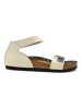 Calceo Sandalen in Beige/ Schwarz