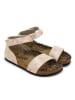 Calceo Sandalen in Beige/ Rosa