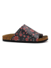 Calceo Teenslippers zwart/rood