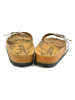 Calceo Slippers bruin/wit