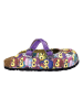 Calceo Clogs in Lila/ Bunt