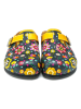 Calceo Clogs in Schwarz/ Bunt