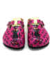 Calceo Clogs roze/geel