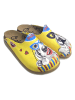 Calceo Clogs geel/meerkleurig