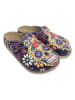 Calceo Clogs in Lila/ Bunt