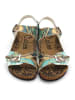 Calceo Sandalen meerkleurig/turquoise