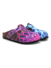 Calceo Clogs in Pink/ Hellblau