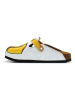 Calceo Clogs wit/geel