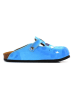 Calceo Clogs in Gelb/ Blau
