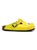 Calceo Clogs in Gelb/ Blau