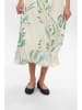 NÜMPH Kleid "Nukyndall" in Creme/ Grün