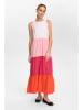 NÜMPH Kleid "Nupromise" in Weiß/ Rosa/ Rot