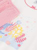 PETIT BATEAU Pyjama wit/lichtroze