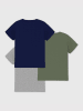 PETIT BATEAU 3-delige set: shirts meerkleurig