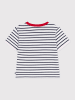 PETIT BATEAU Shirt wit/donkerblauw