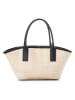 Vince Camuto Handtas "Amalfi" beige/zwart - (B)38 x (H)19 x (D)12 cm