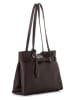Vince Camuto Schultertasche "Catania" in Dunkelbraun - (B)35 x (H)28 x (T)12 cm