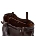 Vince Camuto Schultertasche "Catania" in Dunkelbraun - (B)35 x (H)28 x (T)12 cm