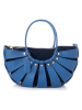 Lucky Bees Handtas "Ingrid" blauw - (B)35 x (H)18 x (D)15 cm