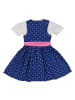 Isartrachten Dirndl in Blau/ Rosa