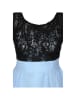 G.O.L.® FINEST COLLECTION Kleid in Hellblau/ Schwarz