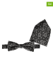 G.O.L.® FINEST COLLECTION 2tlg. Set: Fliege & Einstecktuch in Schwarz