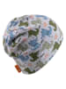 Sterntaler® Beanie "Krokodile" in Grau/ Blau