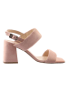 Högl Leren haksandalen "Peach" lichtroze