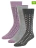Ted Baker 6er-Set: Socken in Grau/ Rosa