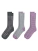 Ted Baker 6er-Set: Socken in Grau/ Rosa