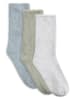 Lemon socks 9er-Set: Socken in Grau/ Hellblau/ Oliv