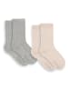 Lemon socks 6er-Set: Socken in Beige/ Grau
