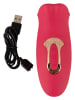 Orion Vibrator "Moving Lips" in Rot - (L)13 cm