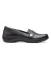 Clarks Leder-Mokassins "Cora Daisy" in Schwarz