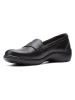 Clarks Leder-Mokassins "Cora Daisy" in Schwarz